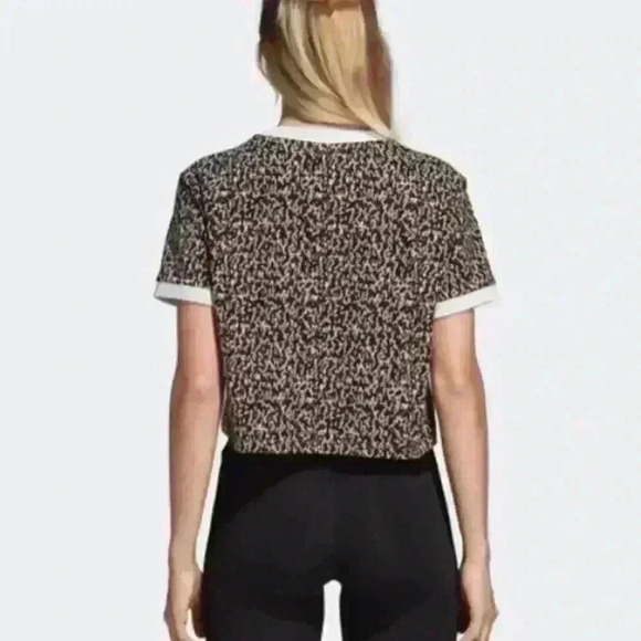 ADIDAS ORIGINALS Leoflage Cropped Top Shirt Great Condition Size XS-M - Picture 5 of 11